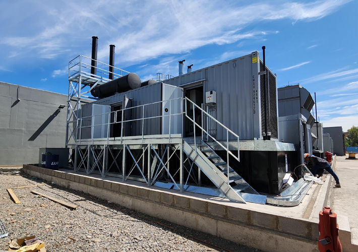 foto Genesal Energy garantiza la conectividad del data center de Paine en Chile con un grupo electrógeno avanzado.